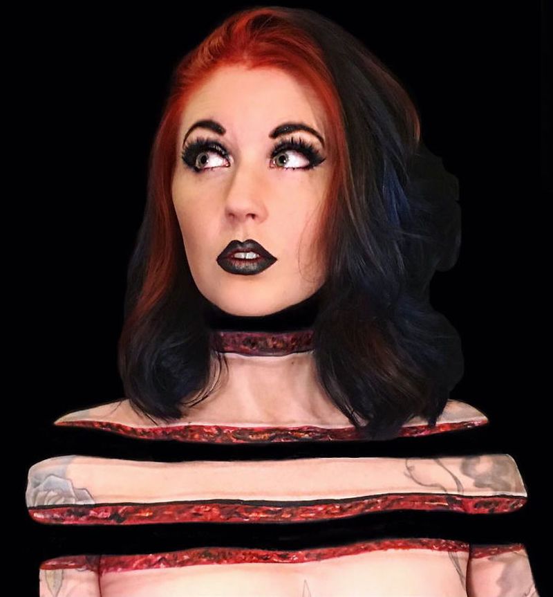 Artist spends 10-20 hours transforming herself into different characters -18