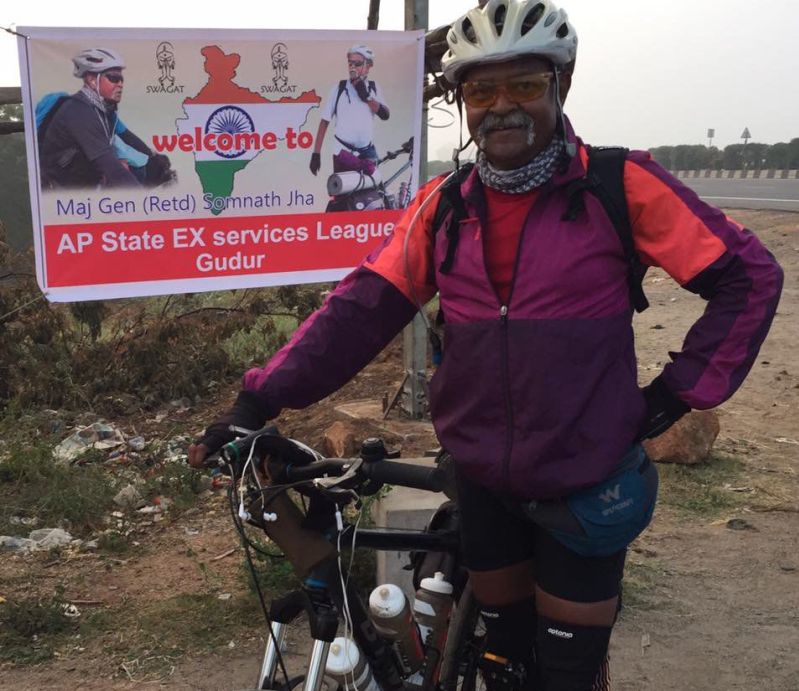 Retired Army General cycles 29 states to honour 21,000 fallen soldiers-1
