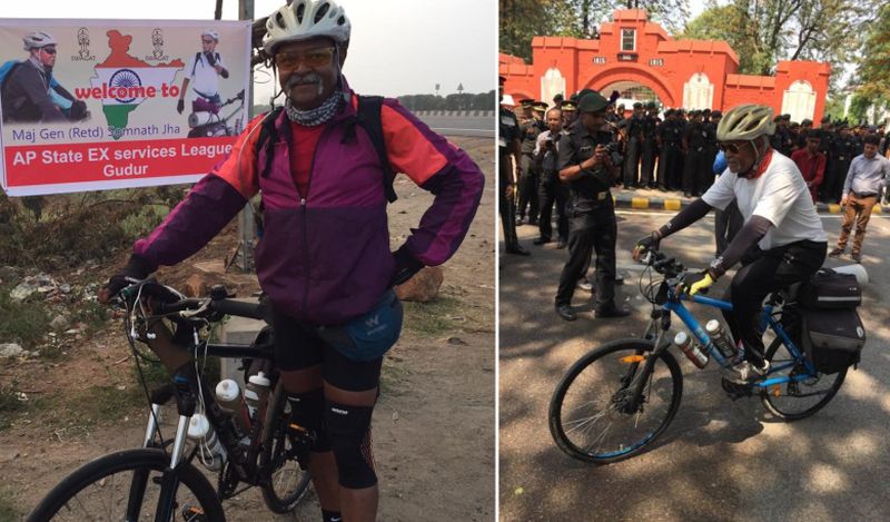 Retired Army General cycles 29 states to honour 21,000 fallen soldiers