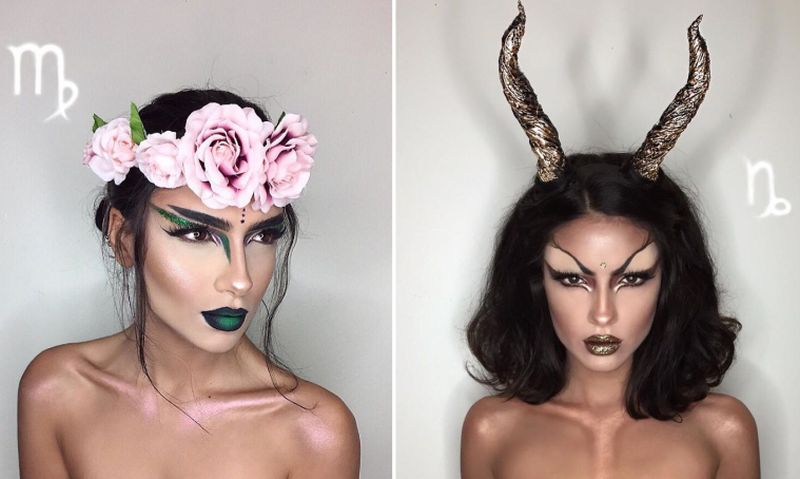 Makeup artist slaying it with her 12 different zodiac-inspired looks