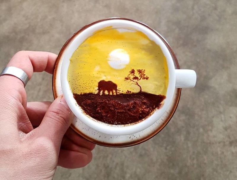 Latte Art by Korean Barista C.Through-7