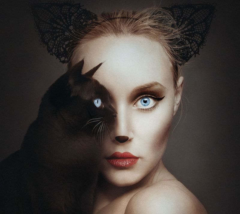 Photographer shares an eye with various animals for surreal portraits