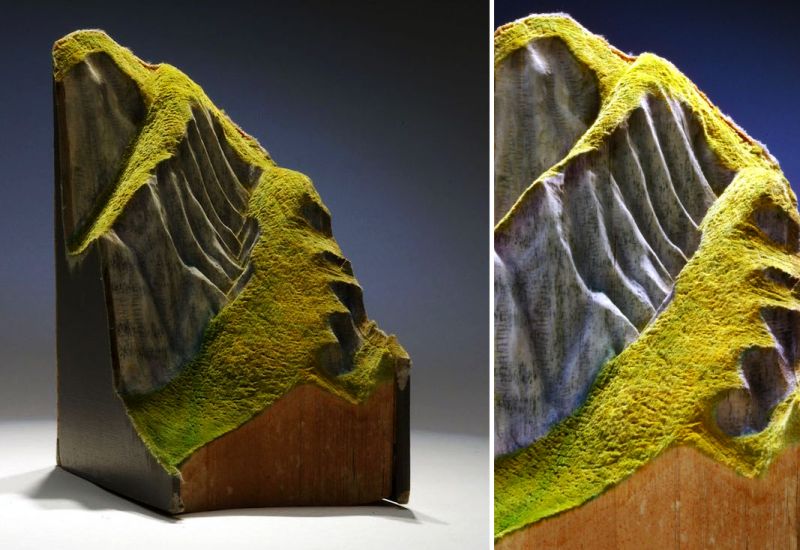 You won’t believe these sprawling mountains are made from old books
