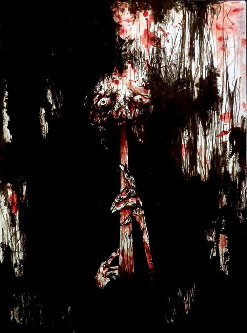 Blood Paintings by Maxime Taccardi-3