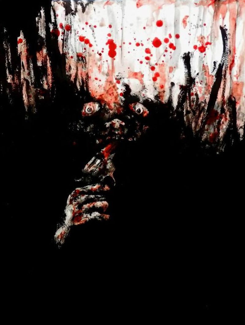 Blood Paintings by Maxime Taccardi-5