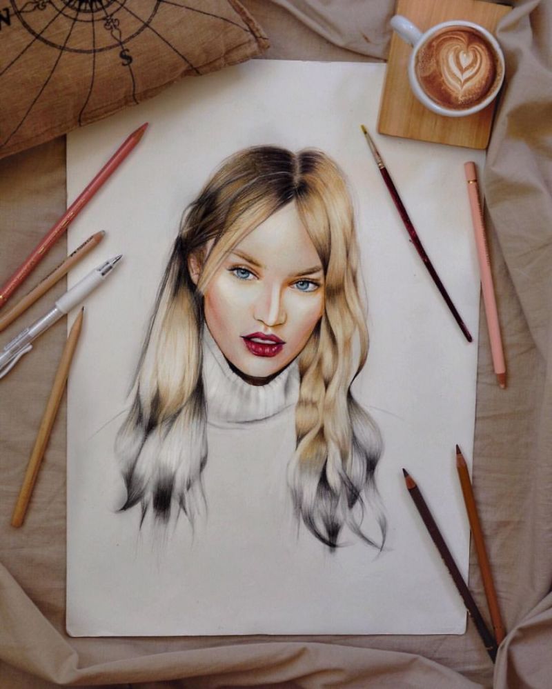 Realistic portraits by George Diamantis