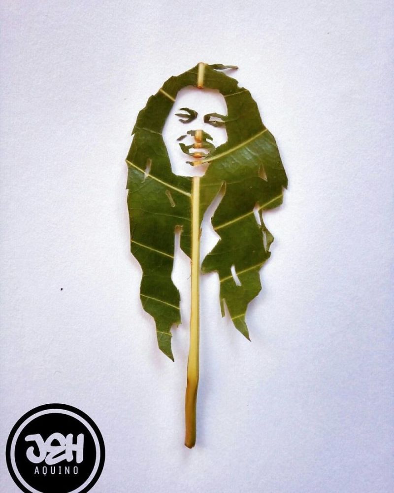 Leaf art by Jeh Aquino