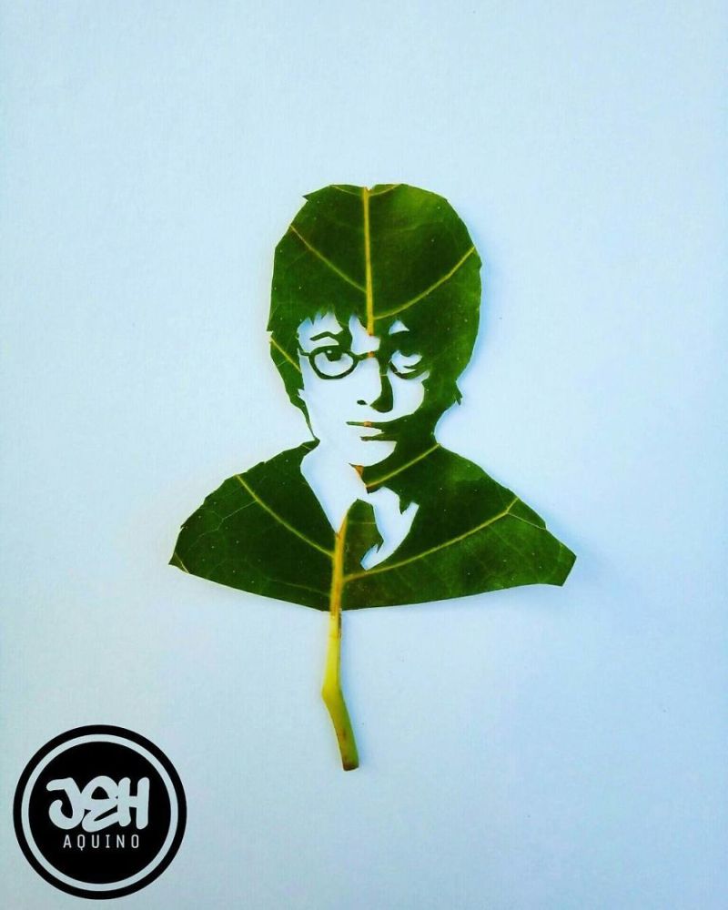 Leaf art by Jeh Aquino