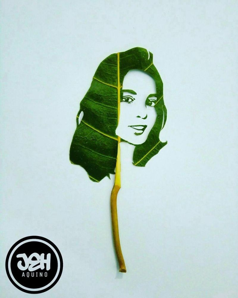 Leaf art by Jeh Aquino