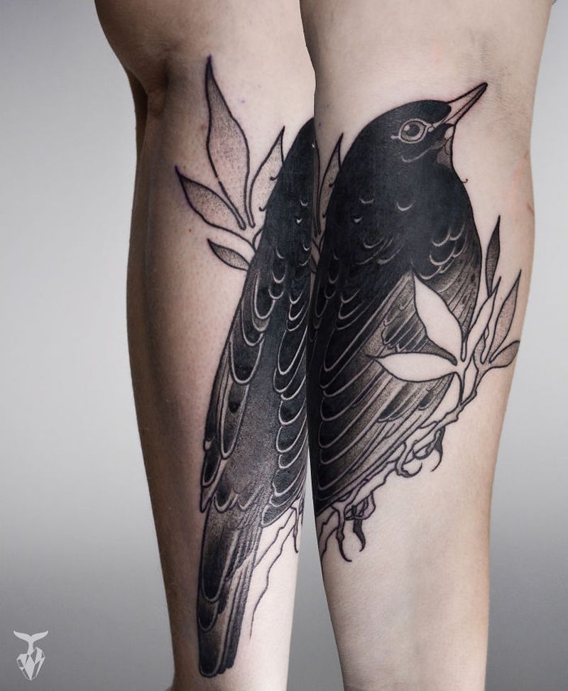 Nature-inspired tattoos by Boglárka Tóth