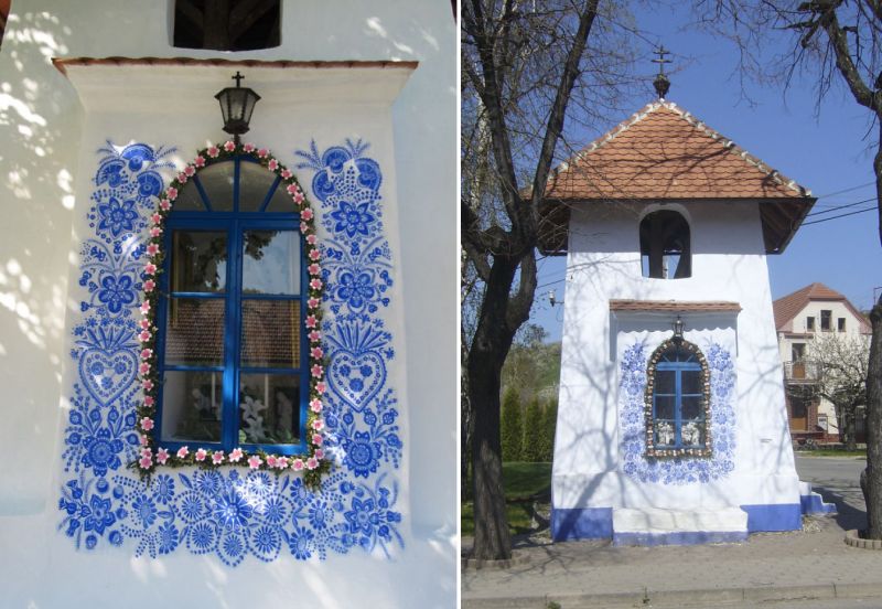 90-year-old Czech Republic grandmother paints every house of her small village