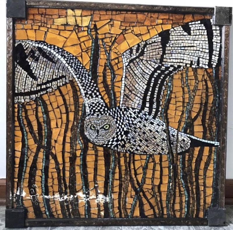 glass mosaic art by Kashena Hottinger