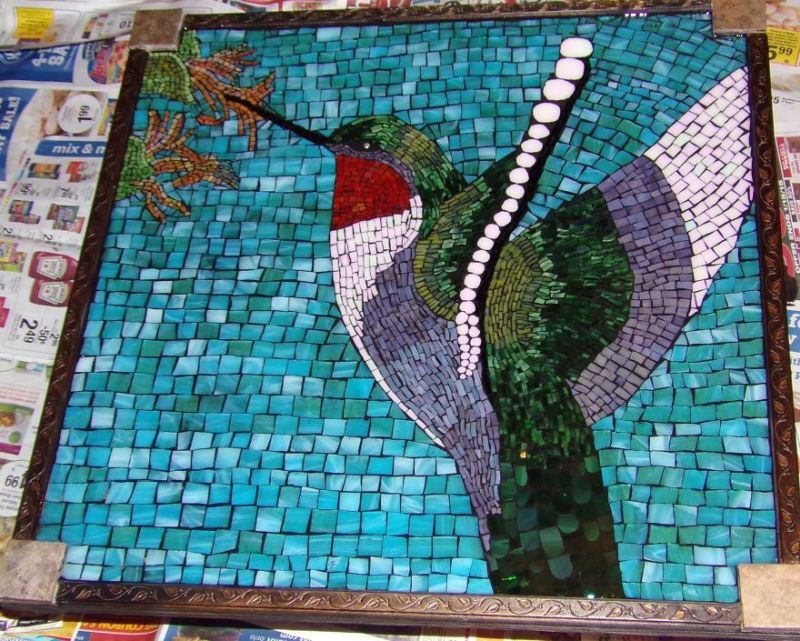 glass mosaic art by Kashena Hottinger