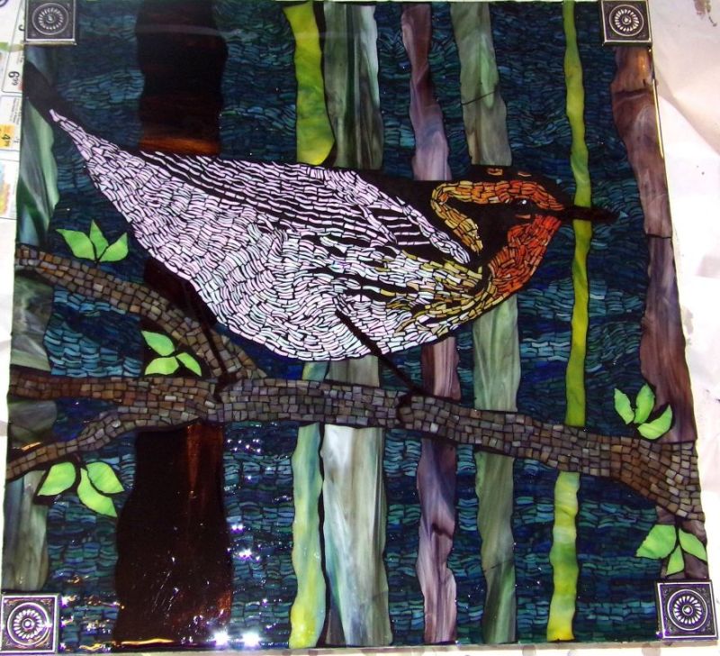 glass mosaic art by Kashena Hottinger