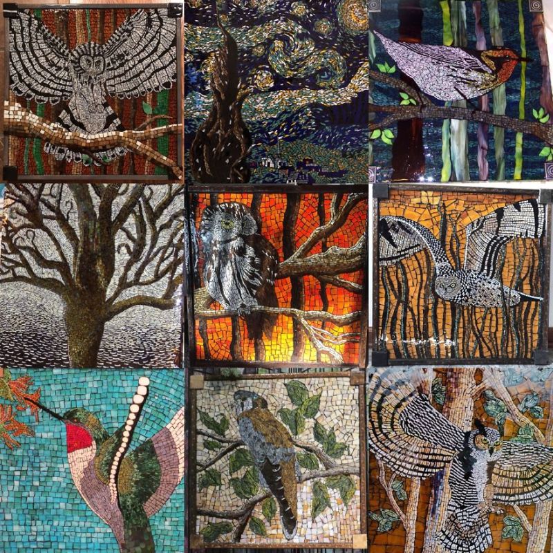 glass mosaic art by Kashena Hottinger-8