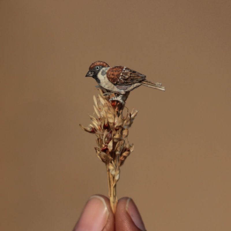 Miniature Paper Birds by NVIllustration