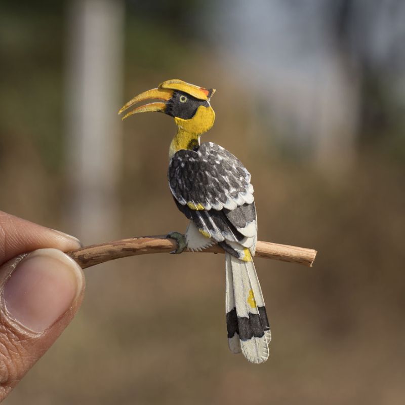 Miniature Paper Birds by NVIllustration