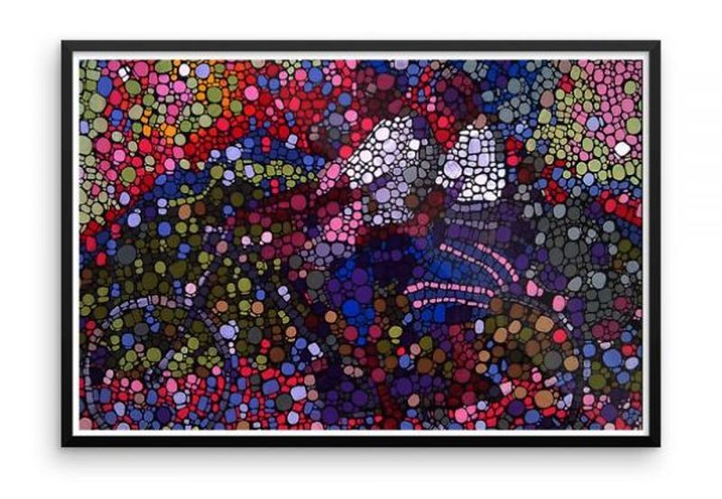 Mosaic Paintings by Judah Jibrin