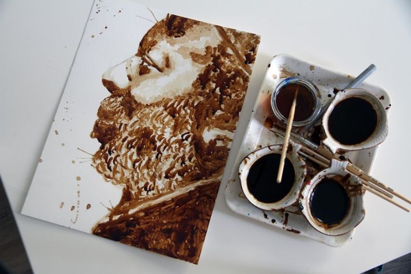 Coffee Paintings by Crade.One