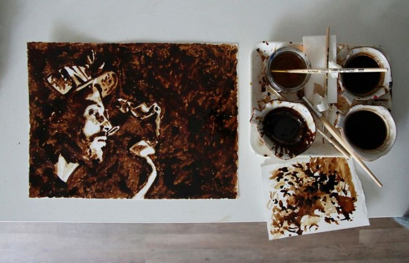 Coffee Paintings by Crade.One