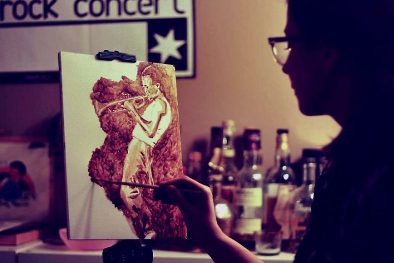 Coffee Paintings by Crade.One