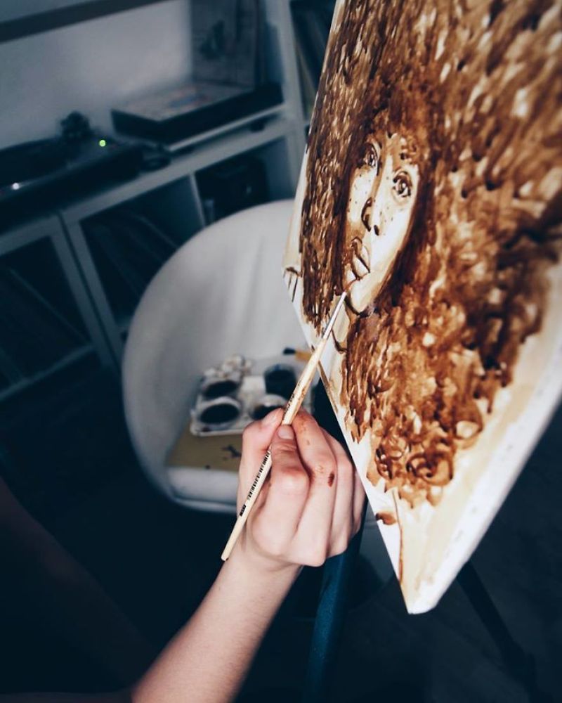 Coffee Paintings by Crade.One