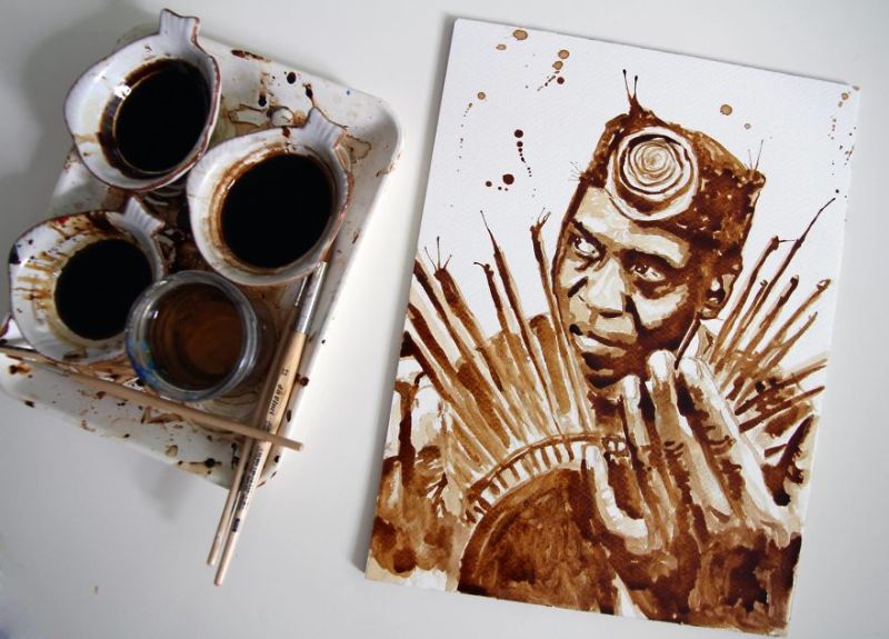 Coffee Paintings by Crade.One